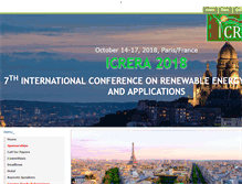 Tablet Screenshot of icrera.org